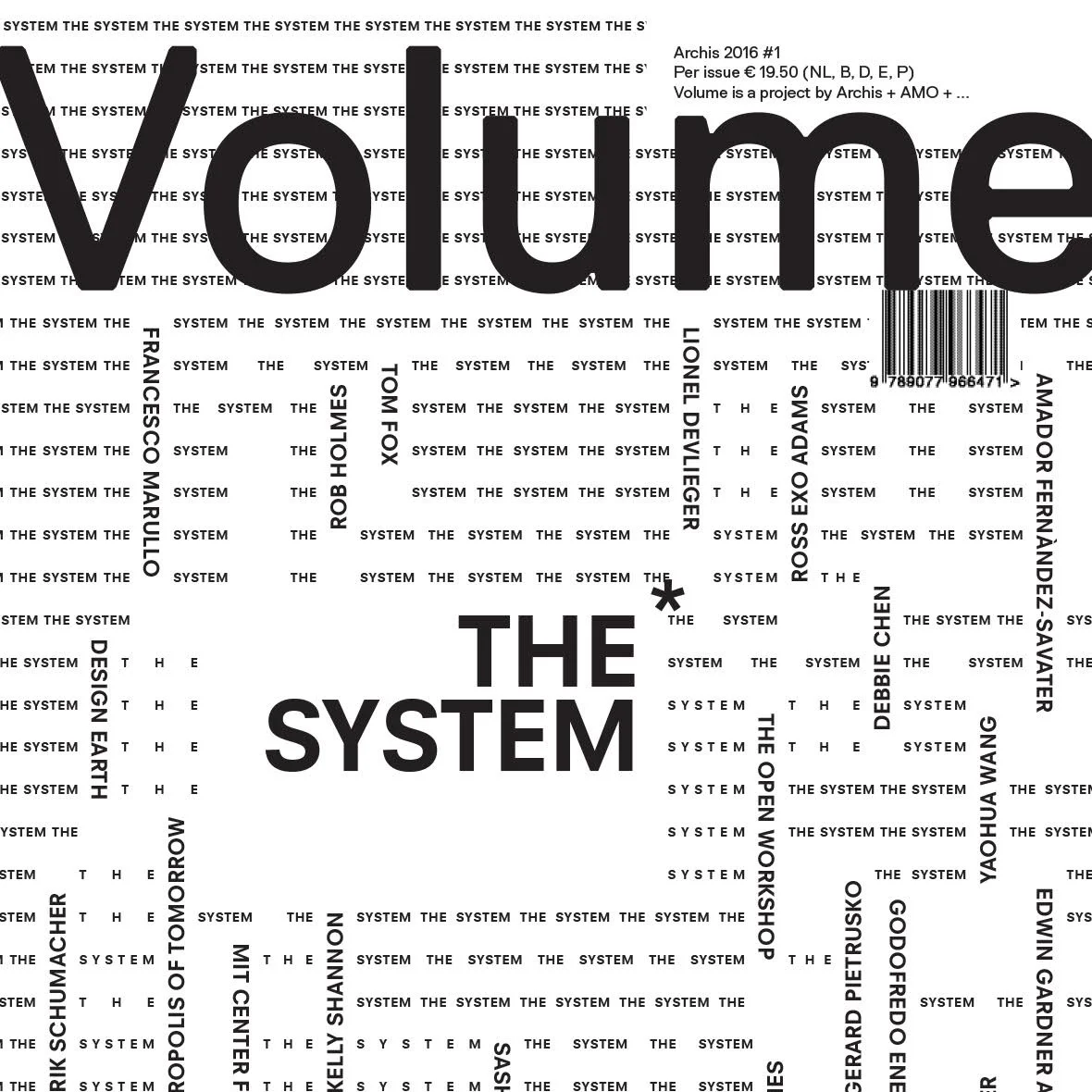 VOLUME: THE SYSTEM  Publication ‘16