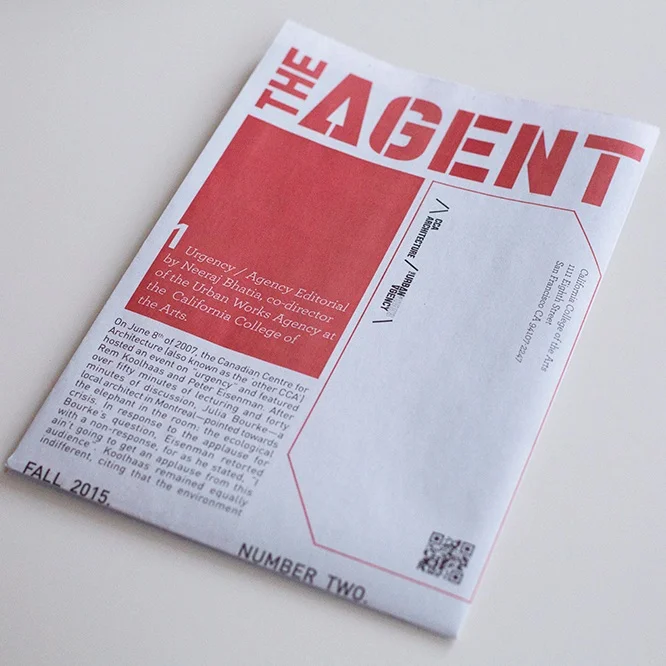 THE AGENT 2: URGENCY / AGENCY  Publication ‘15