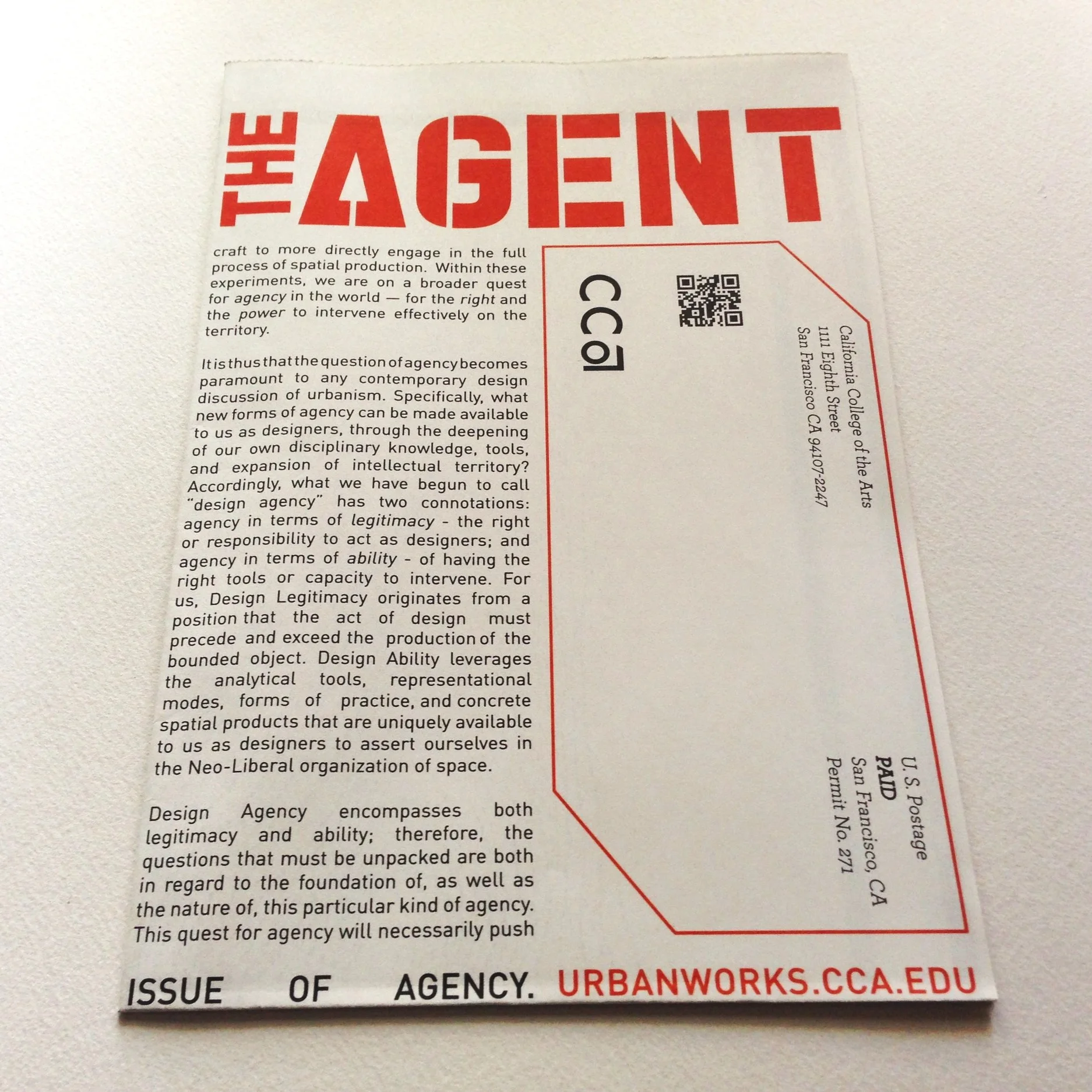 THE AGENT  Publication ‘14