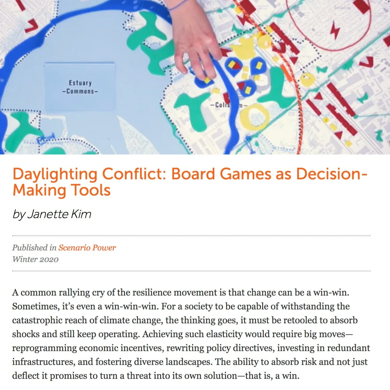 SCENARIO JOURNAL Publication ‘20
