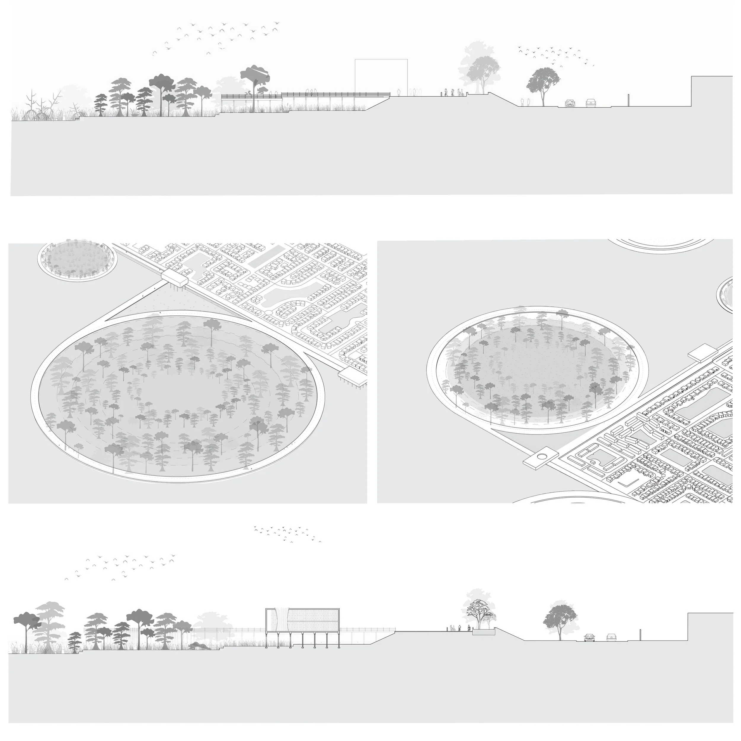Suburban Landscapes / Design Studio 10 FIU. Miami, Florida 2021
