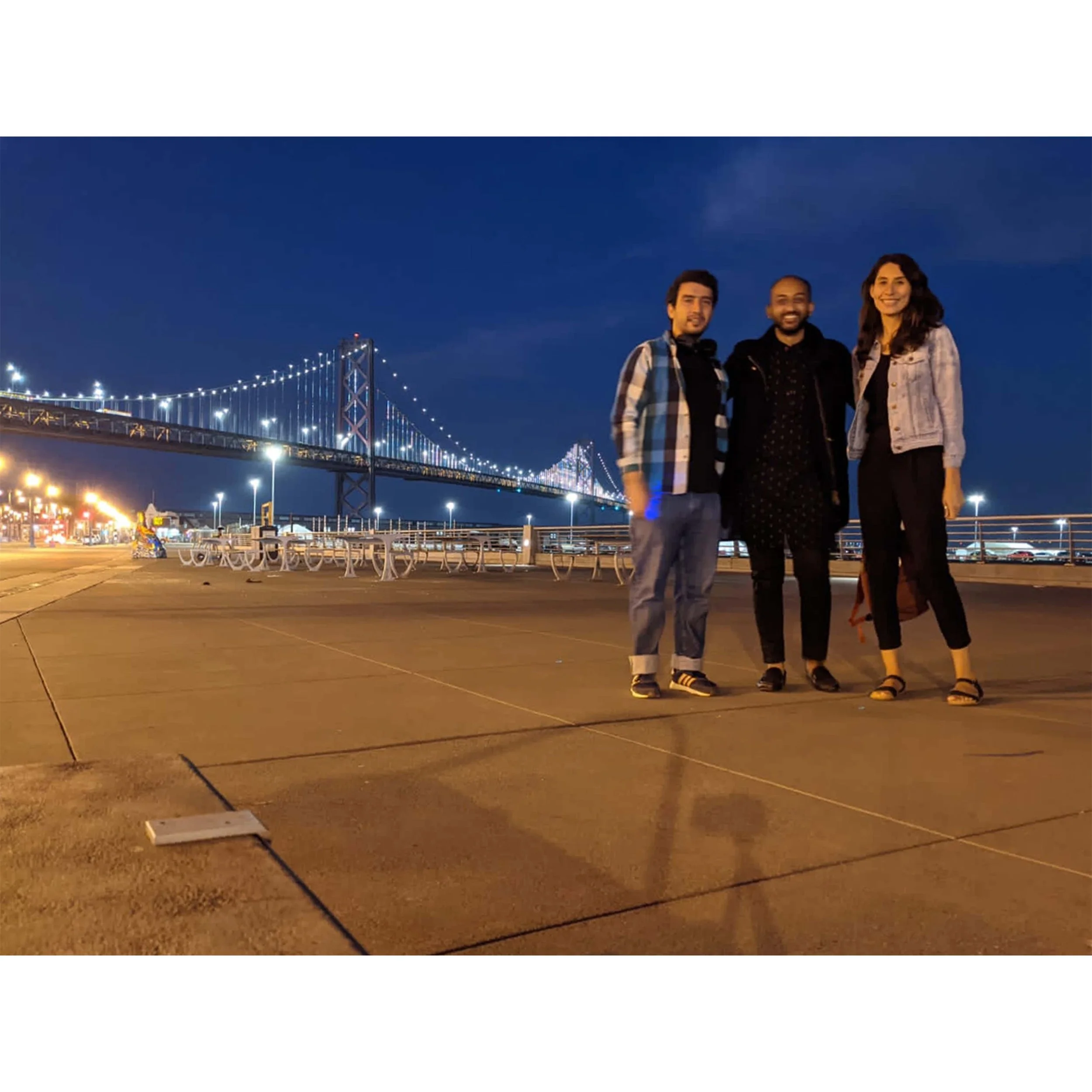 A night out with fellow CCA friends along the Embarcadero.