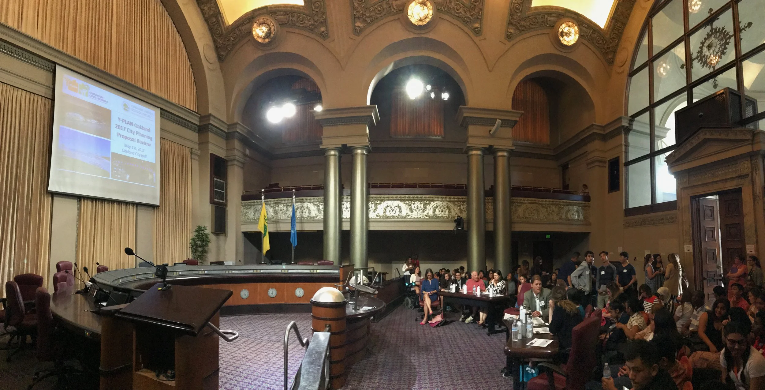 Buoyant Ecologies Community Outreach Presents at Oakland City Hall