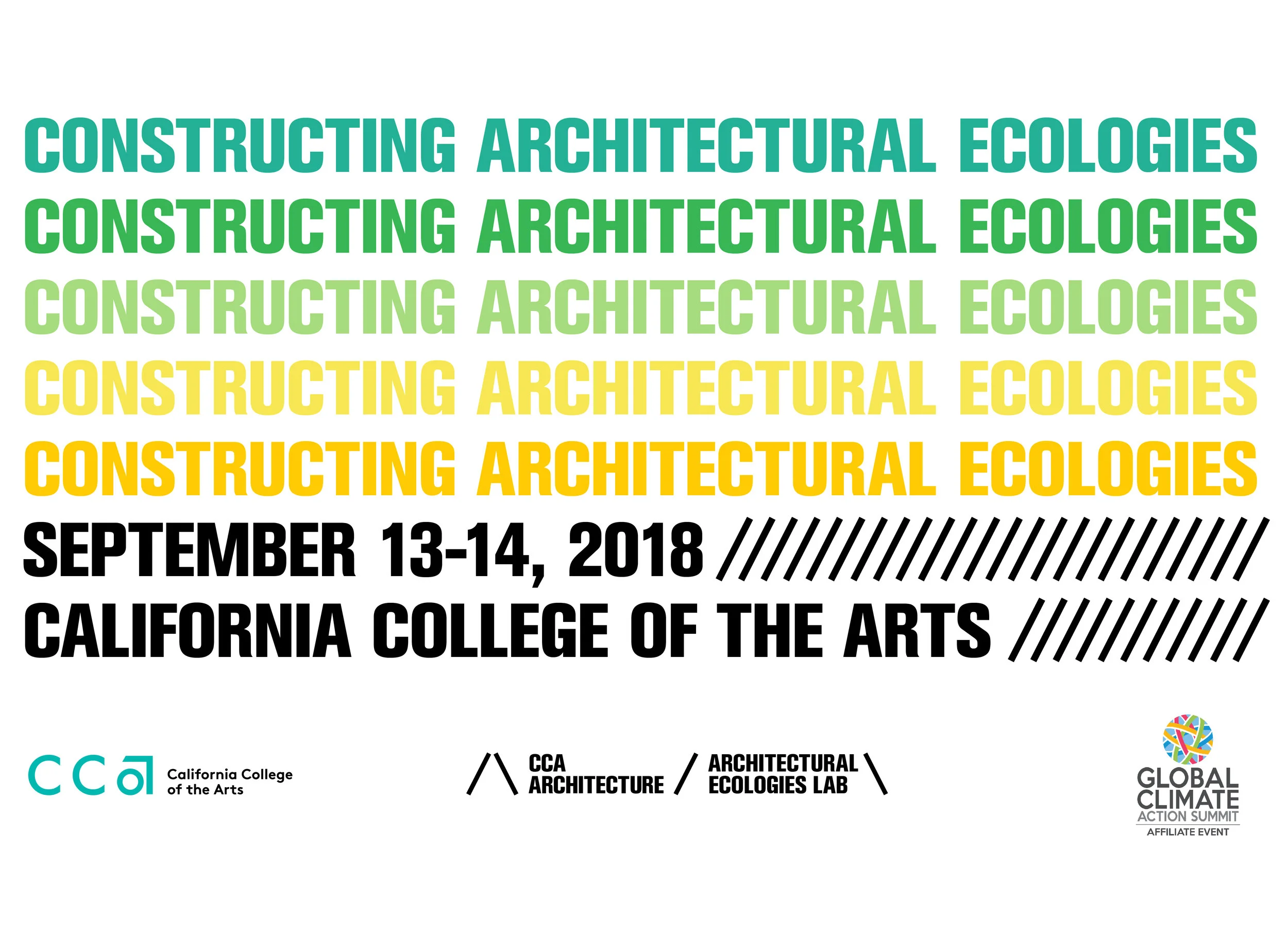 Constructing Architectural Ecologies Symposium