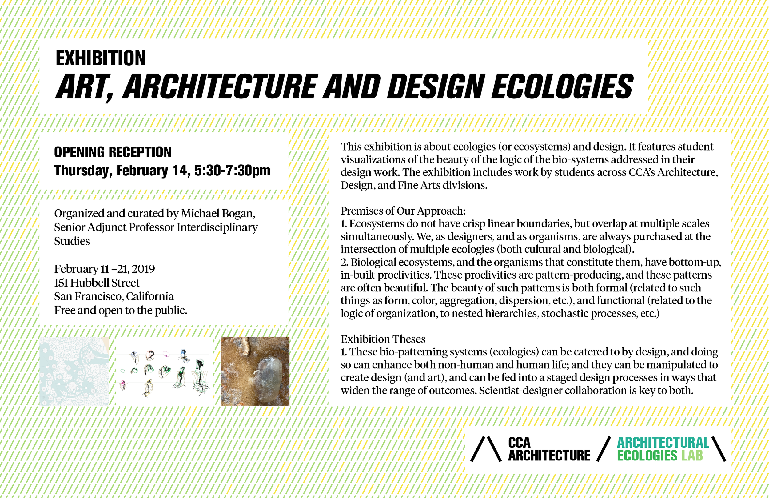 Art, Architecture and Design Ecologies