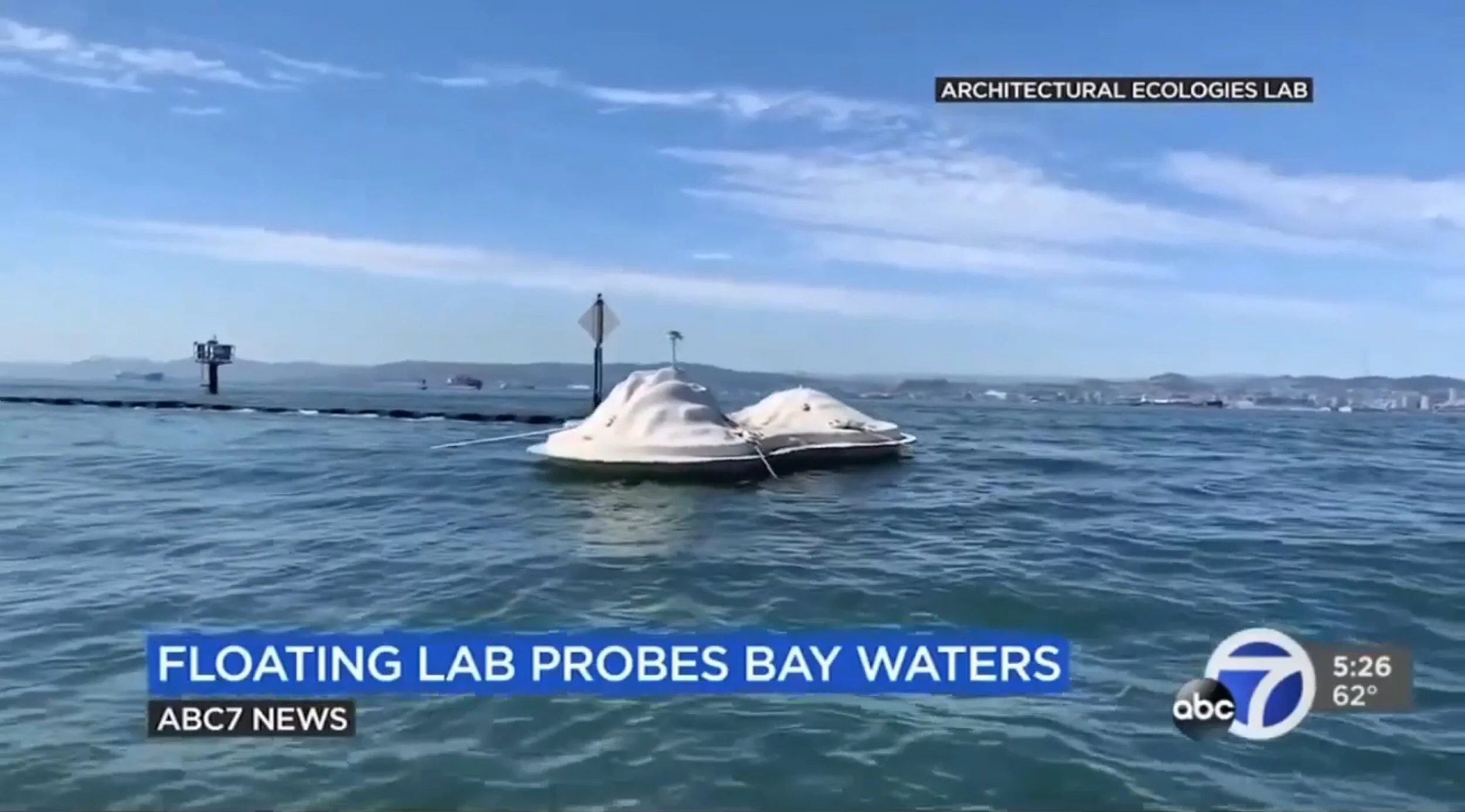 Buoyant Ecologies Float Lab Featured on ABC7 Evening News