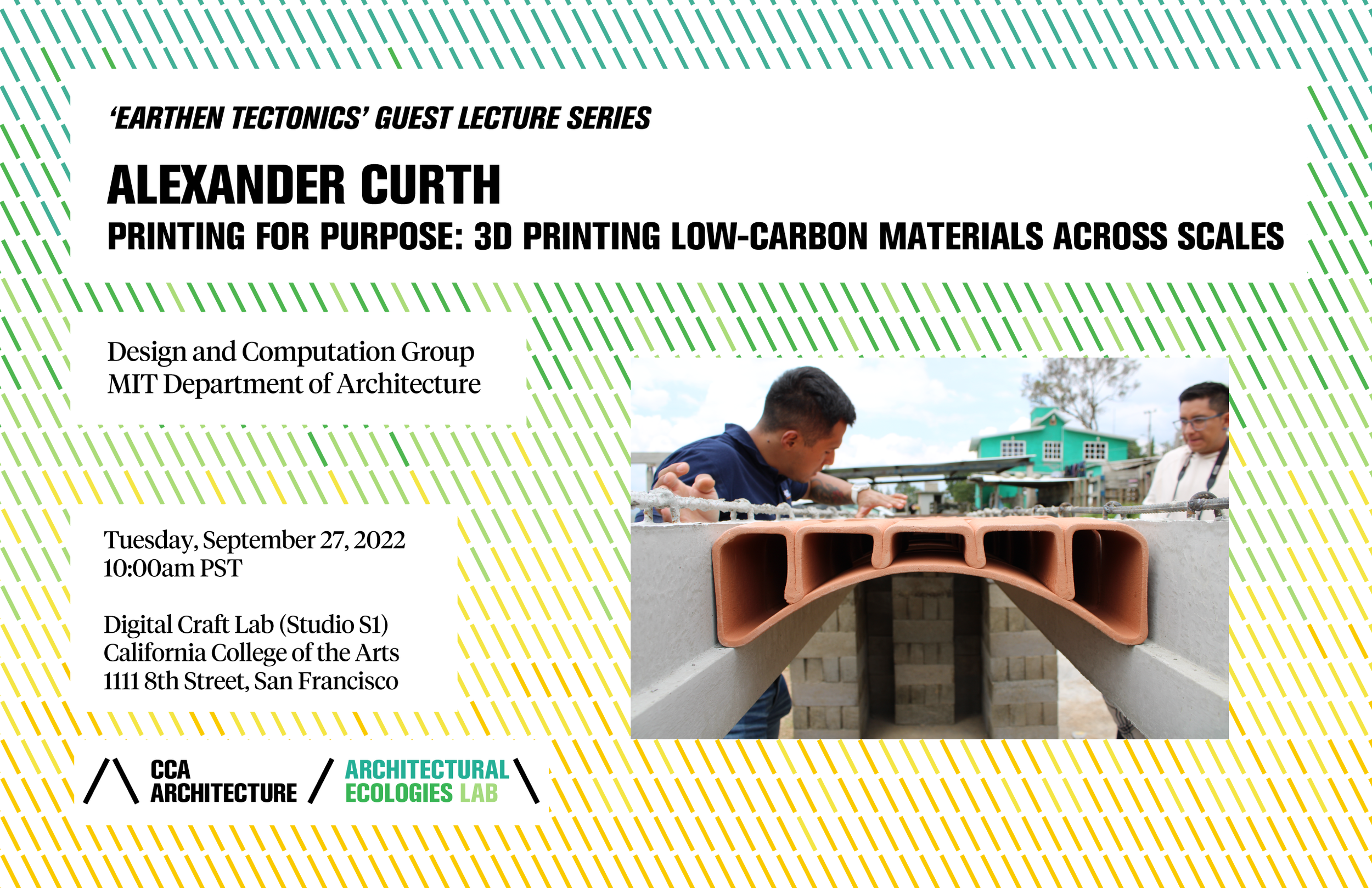 Lab Talk: Alexander Curth, "Printing for Purpose: 3d Printing Low-Carbon Materials Across Scales"